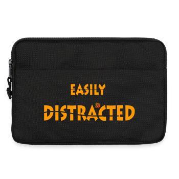 Easily Distracted - Laptop bag 13" - black - Front