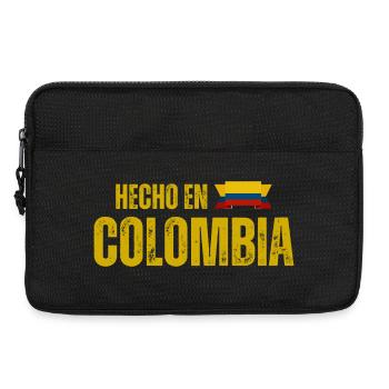 Fabriqué en Colombie, fierté colombienne - Sacoche pour ordinateur portable 13 pouces - noir - Devant