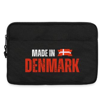 Fabriqué au Danemark, fierté danoise - Sacoche pour ordinateur portable 13 pouces - noir - Devant