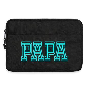 VATERTAG GESCHENKE FÜR FAMILIE PAPA - Laptoptasche 13" - Schwarz - Vorne