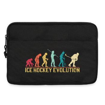 Hockey Evolution Silhouette Design - Laptoptasche 13" - Schwarz - Vorne