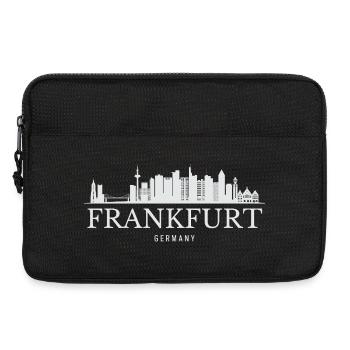 Frankfurter Skyline, Frankfurt Deutschland - Laptoptasche 13" - Schwarz - Vorne