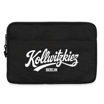 Kollwitzkiez Berlin Vintage Schriftzug   - Laptoptasche 13" - Schwarz - Vorne