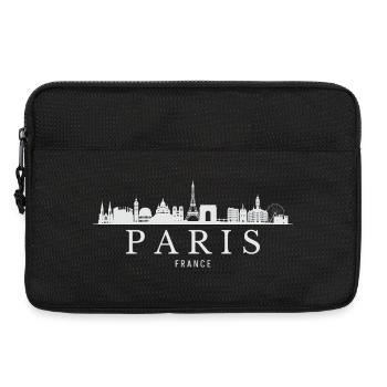 Skyline de Paris, Paris France - Sacoche pour ordinateur portable 13 pouces - noir - Devant