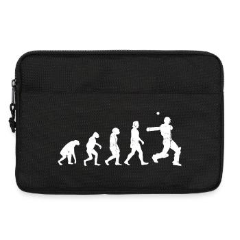 Funny Cricketer Cricket Sports Sayings - Laptop bag 13" - black - Front