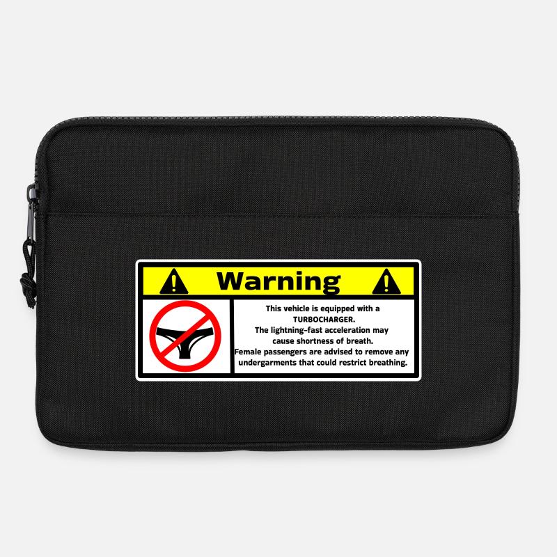 Warnung - Laptoptasche 13" - Schwarz