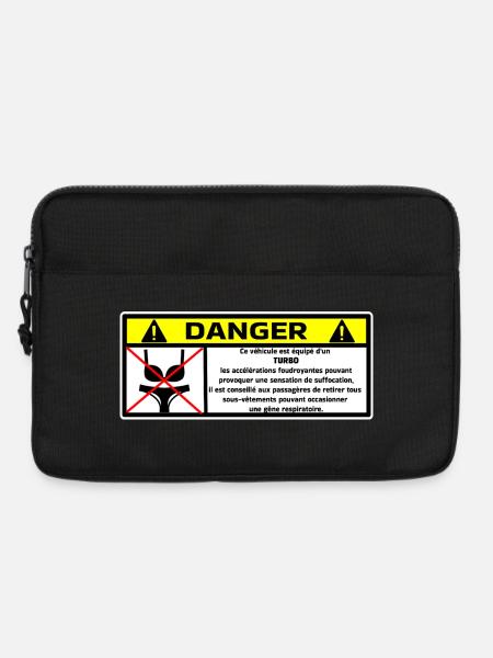 Sticker - Laptop bag 13" - black