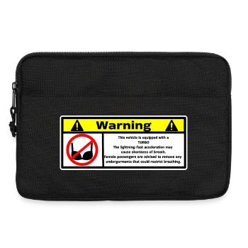 Turbo - Laptoptasche 13" - Schwarz - Vorne