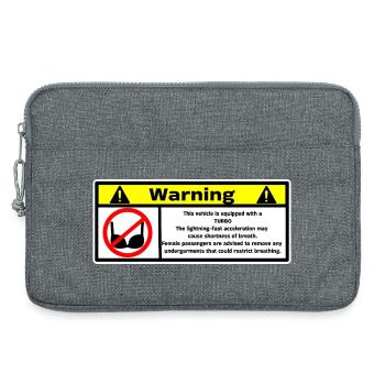 Turbo  - Sacoche pour ordinateur portable 13 pouces - gris chiné - Devant