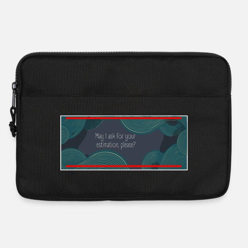 May I ask for your estimation, please? - Laptoptasche 13" - Schwarz