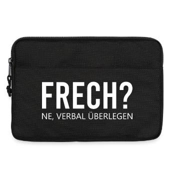Cheeky verbally superior - Laptop bag 13" - black - Front