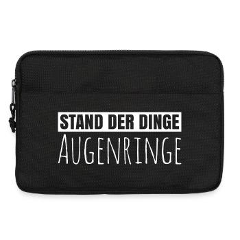 Stand der dinge - Laptoptasche 13" - Schwarz - Vorne