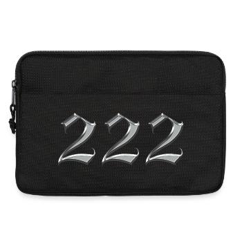 Angel Nummer 222 Ausrichtung - Laptoptasche 13" - Schwarz - Vorne