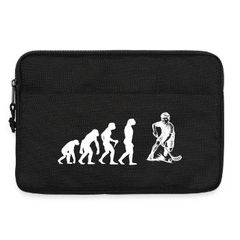 Einfach Floorball zeitloses Design - Laptoptasche 13" - Schwarz - Vorne