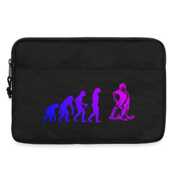 Floorball illustration for floorball - Laptop bag 13" - black - Front