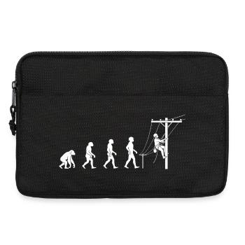 Evolution zur Netztechnik - Laptoptasche 13" - Schwarz - Vorne