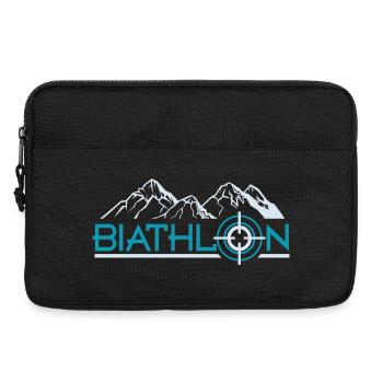 biathlon - Sacoche pour ordinateur portable 13 pouces - noir - Devant