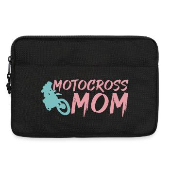 Motocross Mom - Laptop bag 13" - black - Front