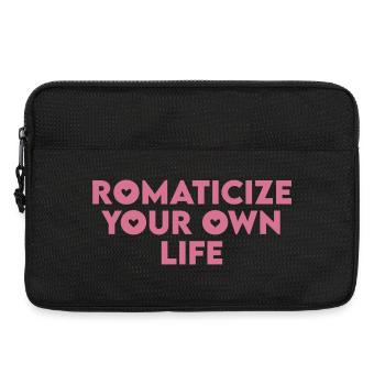 Romanticize your own life - Laptop bag 13" - black - Front