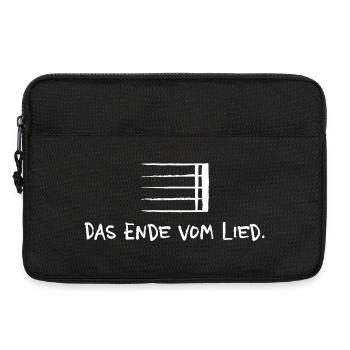 The End of the Song – Funny Music Pun - Laptop bag 13" - black - Front