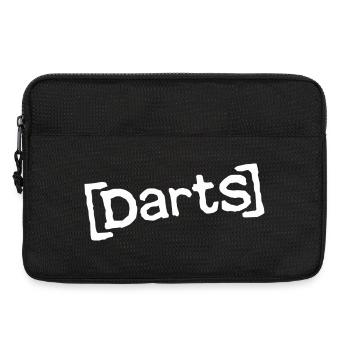 Funny Darts Shirt for darts players and darts fans - Laptop bag 13" - black - Front