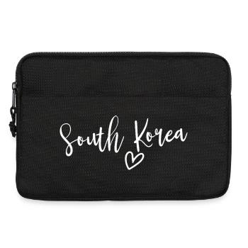 South Korea Heart Women's Love South Korea - Laptop bag 13" - black - Front