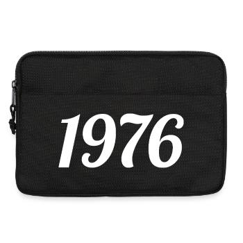 1976 Vintage 1976 Anniversaire Rétro 1976 Cadeau - Sacoche pour ordinateur portable 13 pouces - noir - Devant
