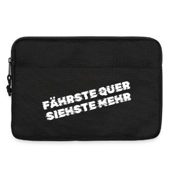 Traversez, en voyez plus – Drift & Tuning Saying - Sacoche pour ordinateur portable 13 pouces - noir - Devant