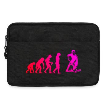 Motif floorball pour de véritables amoureux - Sacoche pour ordinateur portable 13 pouces - noir - Devant
