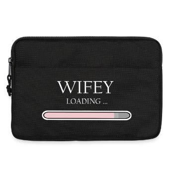 Chargement de la femme Progression, fiançailles et mariage - Sacoche pour ordinateur portable 13 pouces - noir - Devant
