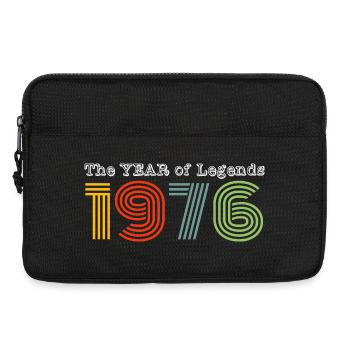 Vintage 1976 - Laptoptasche 13" - Schwarz - Vorne
