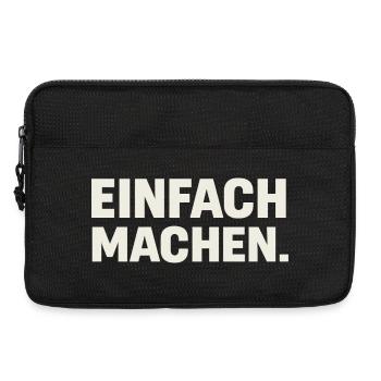 Einfach Machen Großbuchstaben - Laptoptasche 13" - Schwarz - Vorne