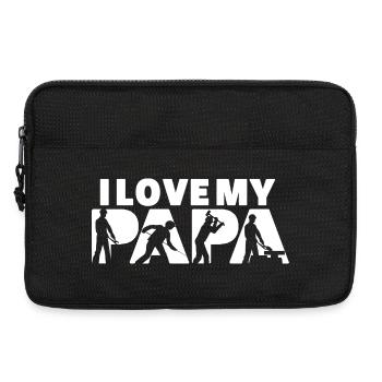 Steel Worker Ironworker Metal Construction Design - Laptop bag 13" - black - Front