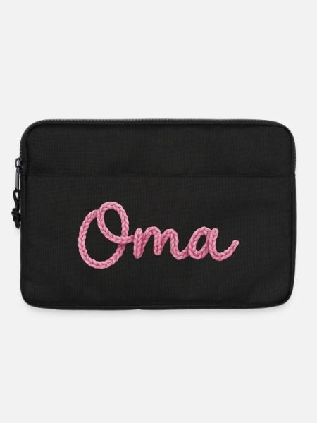 Oma - Laptoptasche 13" - Schwarz