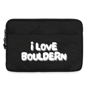 J’adore Bouldern - Sacoche pour ordinateur portable 13 pouces - noir - Devant