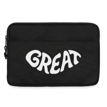 Great, Großartig Bubbel-Wortdesign - Laptoptasche 13" - Schwarz - Vorne