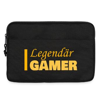 Gamer als Job - Laptoptasche 13" - Schwarz - Vorne
