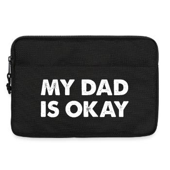 My Dad Is Okay - Laptoptasche 13" - Schwarz - Vorne