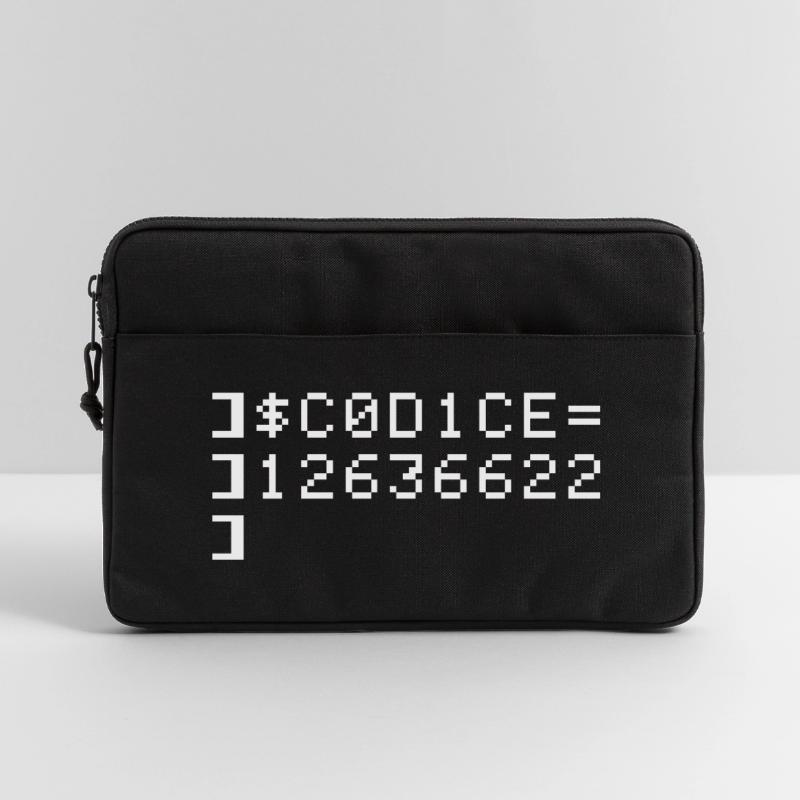 C0D1CE Codice 8-Bit Esadecimale Code Nerd Pix Laptoptasche 13"