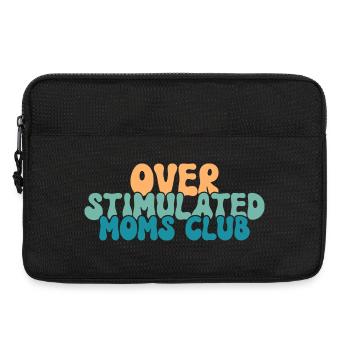 Overstimulated Moms Club - Laptop bag 13" - black - Front