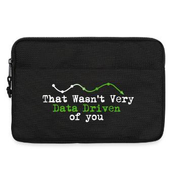 Data Driven You Tee - Laptop bag 13" - black - Front
