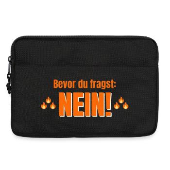 Bevor du fragst Nein ! - Laptoptasche 13" - Schwarz - Vorne