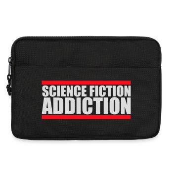 Science Fiction Addict Sci Fi Liebhaber Zitat Text - Laptoptasche 13" - Schwarz - Vorne
