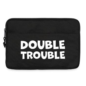 Dart-Double_Trouble - Laptoptasche 13" - Schwarz - Vorne