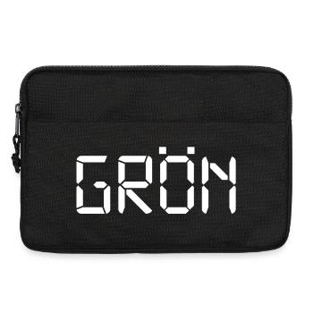 Grün – LCD - Laptoptasche 13" - Schwarz - Vorne