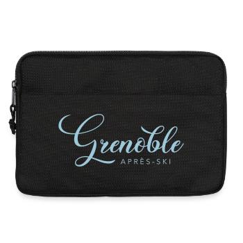 GRENOBLE après-ski - Alpes françaises - France - Sacoche pour ordinateur portable 13 pouces - noir - Devant