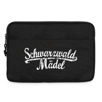 Schwarzwald Mädel Classic (Vintage/Weiß) - Laptoptasche 13" - Schwarz - Vorne