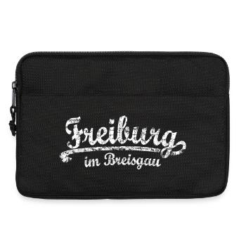 Freiburg im Breisgau Classic (Vintage/Weiß) - Laptoptasche 13" - Schwarz - Vorne