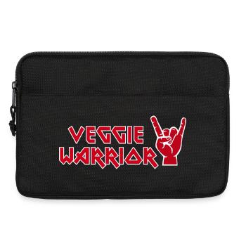 Veggie Warrior vegan métal rock à la main cool disant - Sacoche pour ordinateur portable 13 pouces - noir - Devant