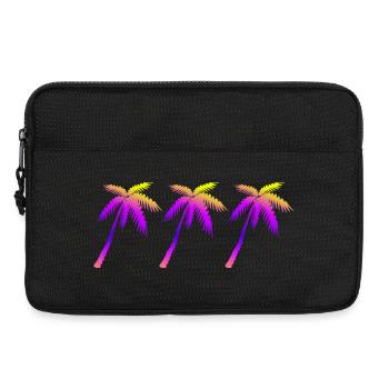 Palmen - Laptoptasche 13" - Schwarz - Vorne